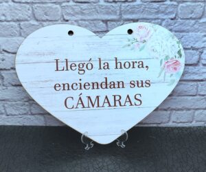 Cartel de pajecito personalizado en adhesivo de alta calidad