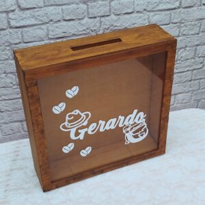 Cofre para lluvia de sobres para bodas y eventos personalizado diseño especial