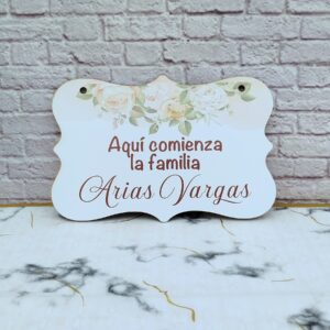 Cartel de pajecito personalizado en adhesivo de alta calidad