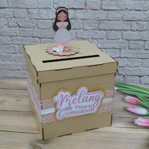 Cofre para lluvia de sobres para bodas y eventos personalizado diseño especial