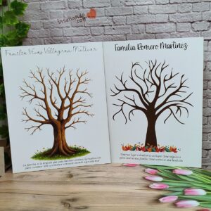 árboles de huellas personalizados para toda ocasión