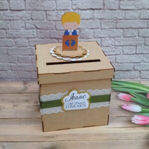 Cofre para lluvia de sobres para bodas y eventos personalizado diseño especial