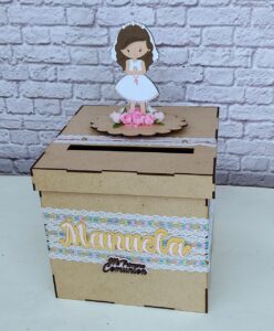 Cofre para lluvia de sobres para bodas y eventos personalizado diseño especial