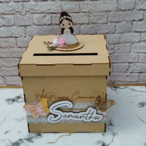 Cofre para lluvia de sobres para bodas y eventos personalizado diseño especial