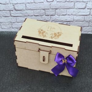 Buzon para lluvia de sobre personalizado para todo evento en madera diferentes diseños