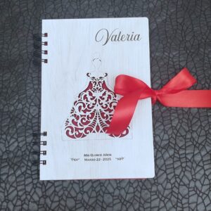 Libro de firmas personalizado para todo evento, tapa en madera