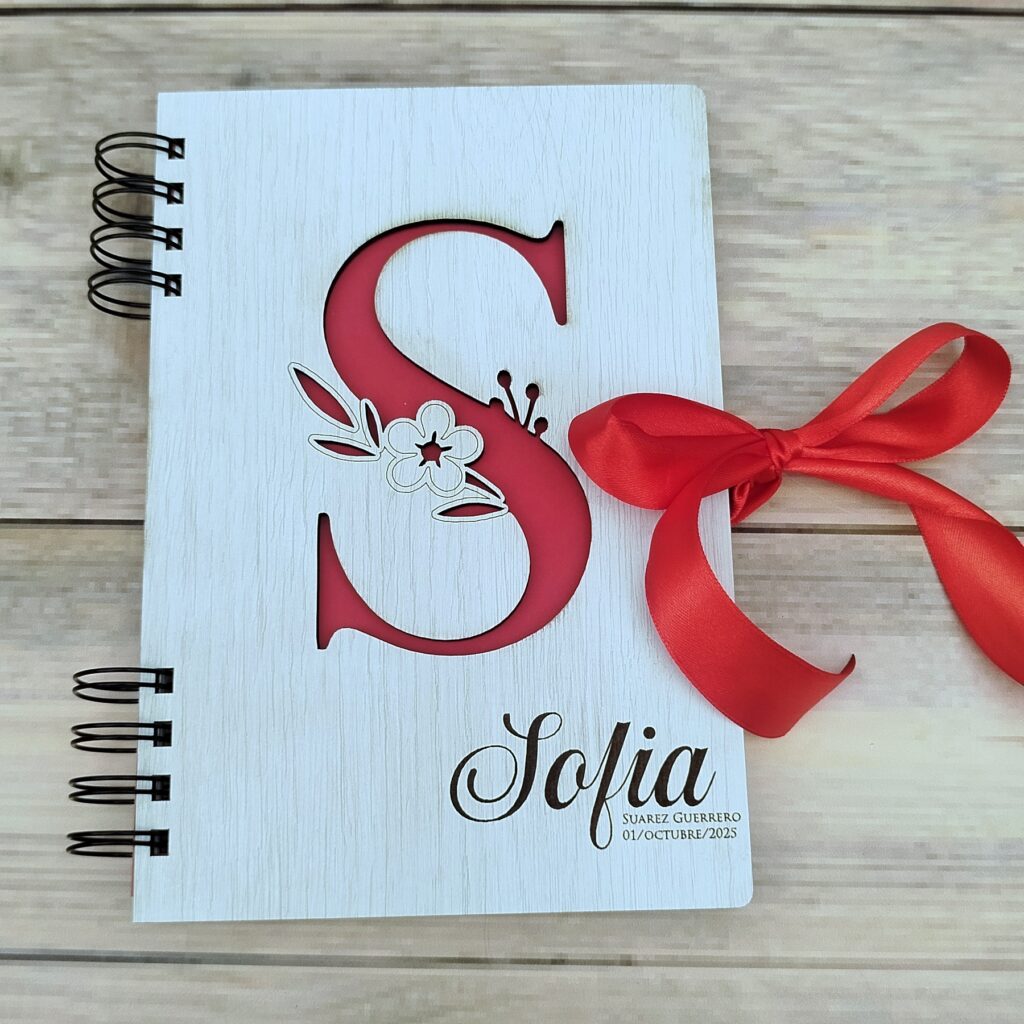 Libros de firmas personalizados con tapas en madera