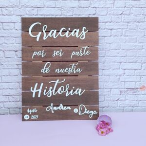 Carteles bienvenida de Boda