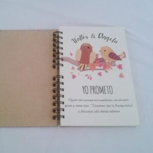 Libro de firmas para boda