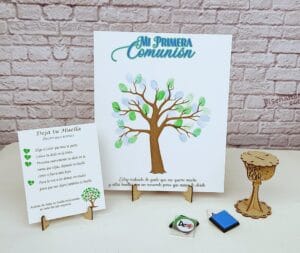 árbol huellas primera comunión