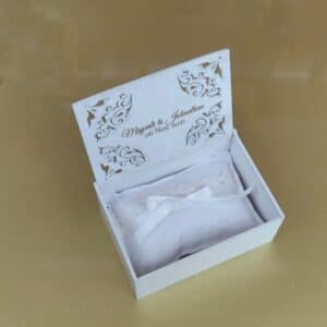 cofre para anillos de boda