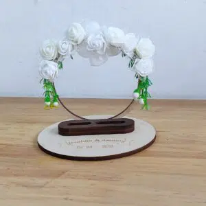 Porta argollas boda