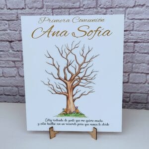 árbol huellas primera comunión
