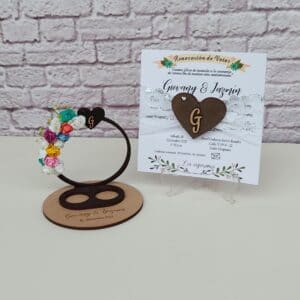 Porta anillos boda