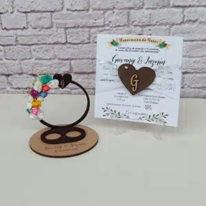 Porta anillos boda