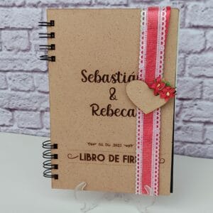Libro de firmas para boda
