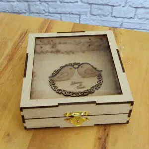 cofre para argollas de boda