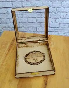 cofre para argollas de boda