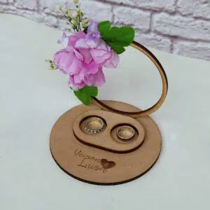 Porta argollas boda