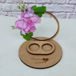 Porta argollas boda