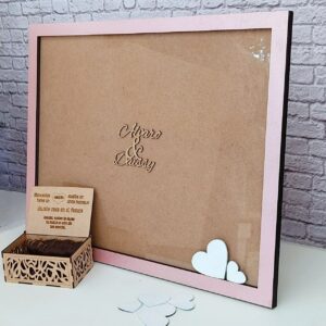 cuadro de firmas para boda