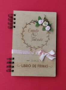 Libro de firmas para boda