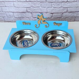 Bandeja de comida para mascota personalizados