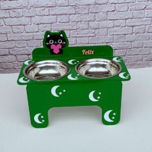 Bandeja de comida para mascota personalizados