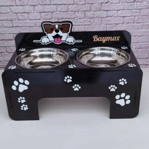 Bandeja de comida para mascota personalizados