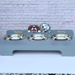 Bandeja de comida para mascota personalizados