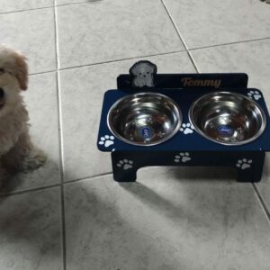 Bandeja de comida para mascotas personalizado