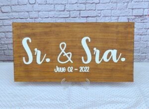 Cartel para pajecito de Boda