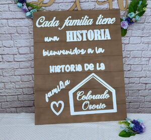 Carteles bienvenida de Boda