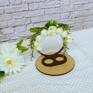 Porta argollas boda