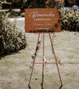 Carteles de bienvenidas para bodas