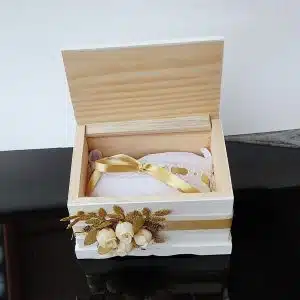 Cofre para anillos personalizados