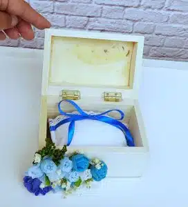 Cofre para anillos personalizados