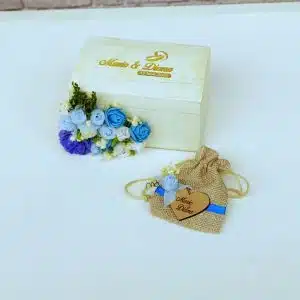 Cofre para anillos personalizados