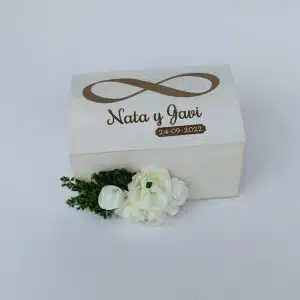 Cofre para anillos personalizados