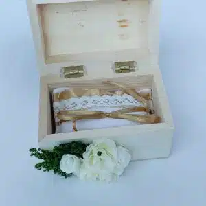 Cofre para anillos personalizados