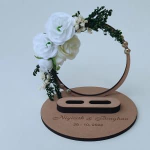 Porta anillos para boda personalizados