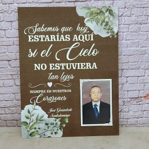 Avisos y carteles de recuerdo