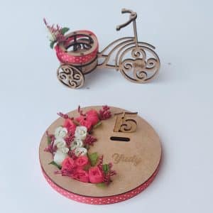 Recordatorios y porta anillos para 15 años