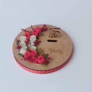 Porta anillos para 15 años