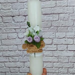 Cirios decorados y personalizado