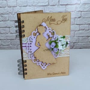 Libro de firmas para15 años personalizado