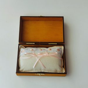 Cofre para anillos de boda