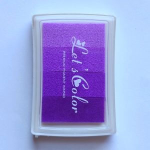 Almohadilla para huelleros de colores - bodas y eventos