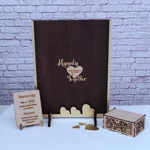 Cuadro de firmas para bodas elegantes