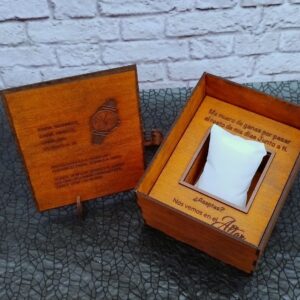 caja para reloj de compromiso para el novio, regalo de compromiso para el novio, regalo de promesa, caja para el reloj de regalo para el novio, regalo de compromiso del novio
